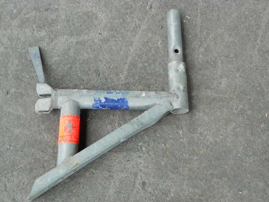 U - Verlängerungskonsole, 0,19m breit für U - Boden 0,19m breit, mit Kippsicherung