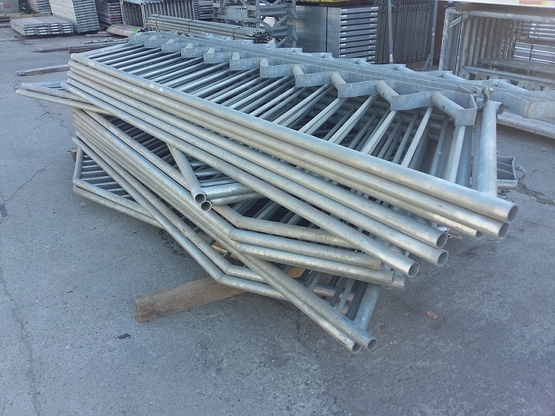 Treppengeländer 750 mit Kindersicherung, 2 Stufen, 0,50m x 0,73m