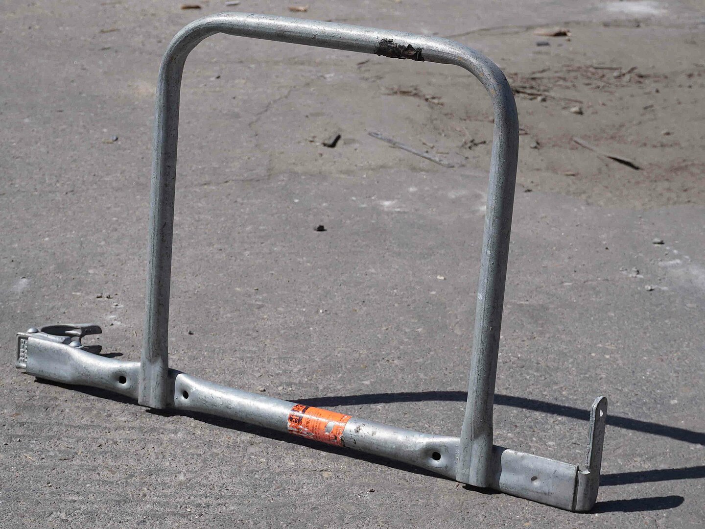 Blitz Stirngeländerstütze, Stahl, 1,00m x 0,73m