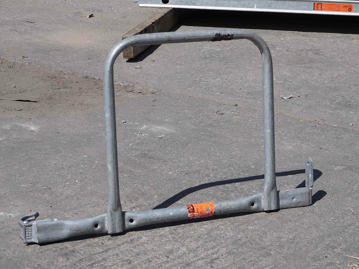 Blitz Stirngeländerstütze, Stahl, 1,00m x 1,09m