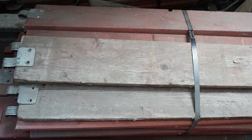 Bordbrett für Stirnseite Holz, 0,73m