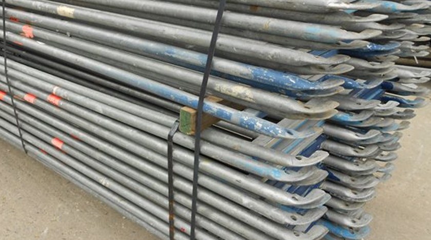 Doppelgeländer Stahl, 1,57m x 0,50m