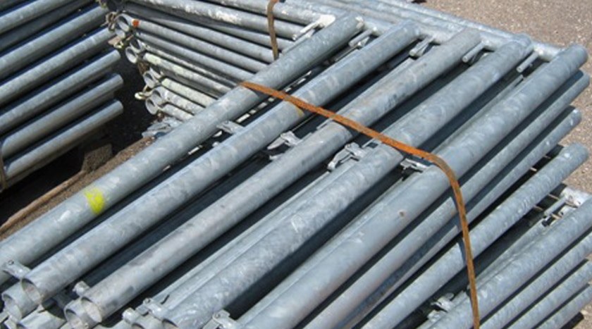 Stahl-Geländerstütze SL, SL 100, 100 B x 100 H