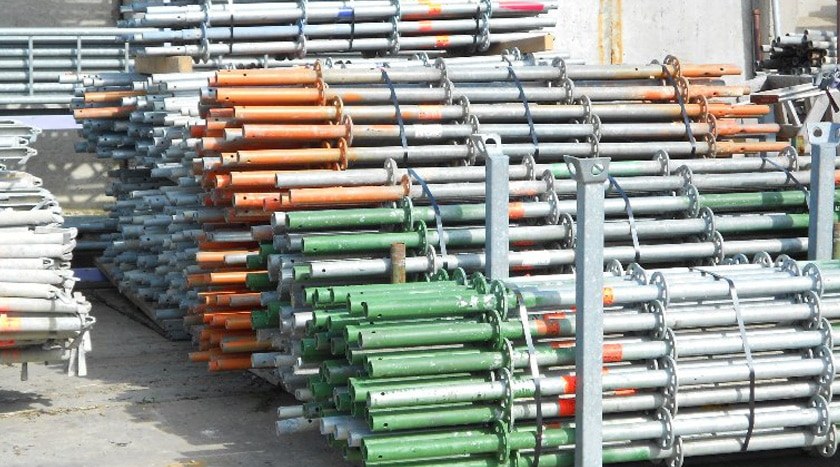 Stiel, Stahl, mit eingepresstem Rohrverbinder, 2,00m