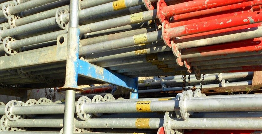 Stiel, Stahl, mit eingepresstem Rohrverbinder, 2,50m